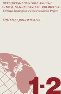Image of Developing Countries And The Global Trading System Volume I