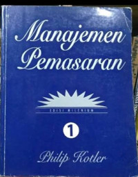 Image of Manajemen Pemasaran Jilid I