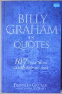 Image of Billy Graham in Quotes: 107 Tema Utama Sumber Referensi Anda