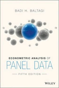 Image of Econometric analysis of panel data