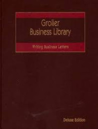 Image of Grolier Business Library: Writing Business Letters