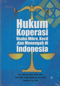 Image of Hukum Koperasi Usaha Mikro, Kecil, dan Menengah di Indonesia