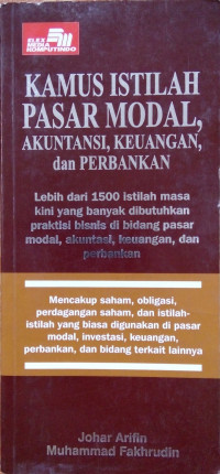 Image of Kamus Istilah Pasar Modal, Akuntansi, Keuangan, dan Perbankan