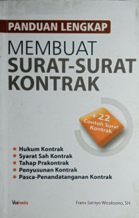 Image of Panduan Lengkap Membuat Surat-Surat Kontrak