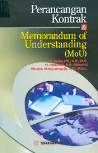 Image of Perancangan Kontrak dan Memorandum of Understanding (MoU)